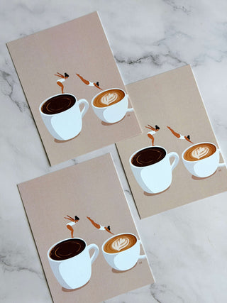 Postcard Caffeine Crisis