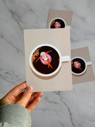 POSTCARD Espresso Escape