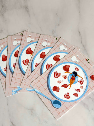 POSTCARD Berry Much Relaxed