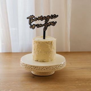 Personalized Cake Decoration - Topper In 2 Layers.