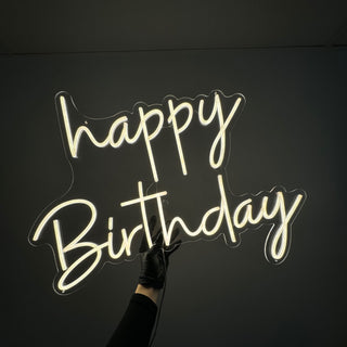 Rental LED Neon Sign Happy Birthday